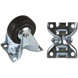 1 pcs - Tente Fixed Castor Wheel, 70kg Capacity, 80mm Wheel