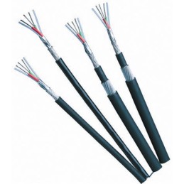 1 Reel of 120 M - Belden Twisted Pair Data Cable, 1 Pairs, 0.9 mm², 2 Cores, 18 AWG, Screened, 120m, Black Sheath