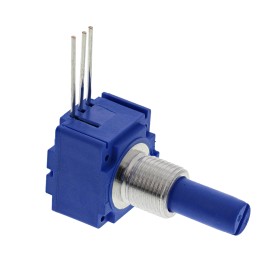 1 pcs - Bourns 100kΩ Rotary Potentiometer 1-Gang Panel Mount, 91A1A-B28-D20L