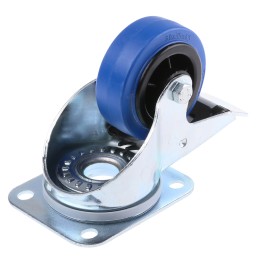1 pcs - Tente Braked Swivel Castor Wheel, 70kg Capacity, 80mm Wheel