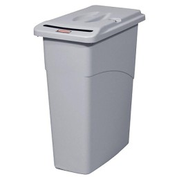 1 pcs - Rubbermaid Commercial Products Slim Jim 87L Grey PE Waste Bin