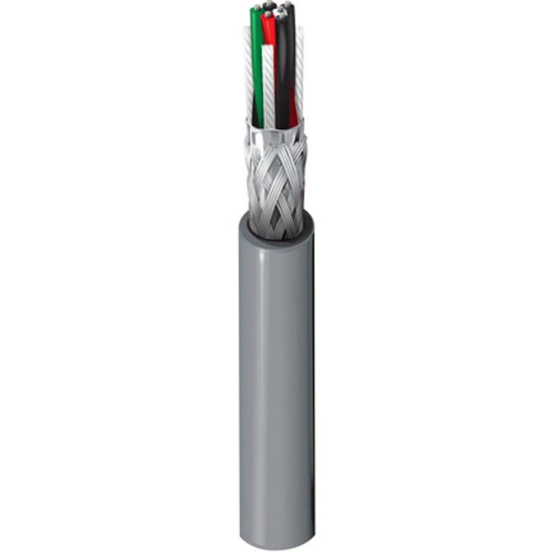 1 Reel of 152 M - Belden Twisted Pair Data Cable, 3 Pairs, 0.07 mm², 6 Cores, 28 AWG, Screened, 152m, Chrome Sheath