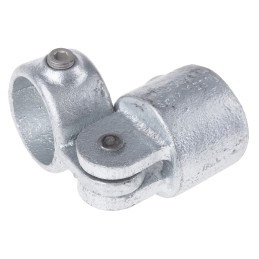1 pcs - RS PRO Single Swivel Combination Connecting Component, Strut Profile Type 2, Round Tube Size Type 2