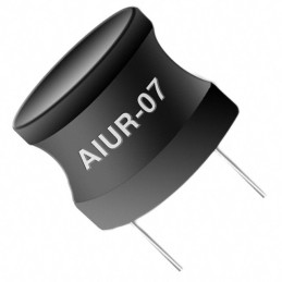10 pcs : AIUR-07-821K - FIXED IND 820UH 130MA 5.3 OHM TH