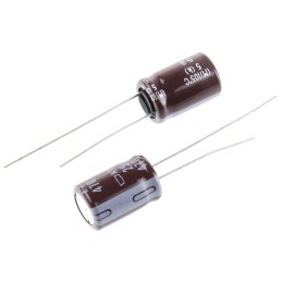 10 pcs - Nippon Chemi-Con 470μF Aluminium Electrolytic Capacitor 25V dc, Radial, Through Hole - EKY-250ELL471MJ16S