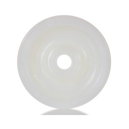 1 pcs - LAG White Polyamide Hygienic, Low Rolling Resistance, Non-Marking Trolley Wheel, 450kg