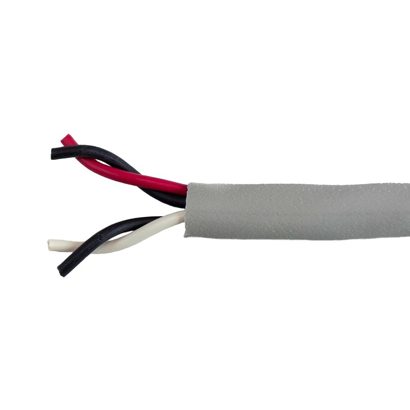 1 Reel of 30 M - Alpha Wire Twisted Pair Data Cable, 2 Pairs, 0.09 mm², 4 Cores, 28 AWG, Unscreened, 30m, Grey Sheath