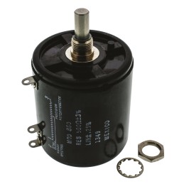 1 pcs - Vishay 500Ω Rotary Potentiometer 10-Turns 1-Gang Panel Mount, 860B1501