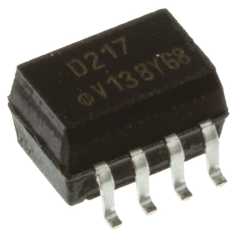 5 pcs - Vishay, ILD217T DC Input Transistor Output Dual Optocoupler, Surface Mount, 8-Pin SOIC