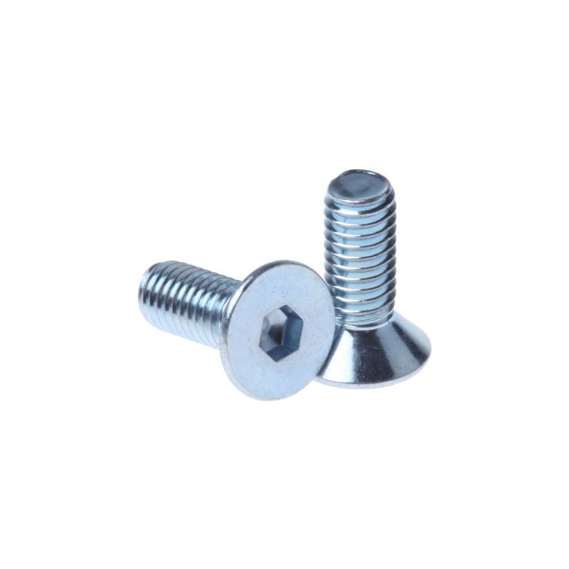 1 Bag of 25 - RS PRO Plain Steel Hex Socket Cap Screw, DIN 7991, M16 x 40mm