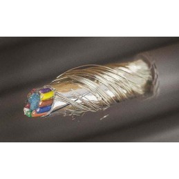 1 Reel of 30 M - Alpha Wire Multicore Industrial Cable, 0.14 mm², 12 Cores, 26 AWG, Screened, 30m, Grey Sheath