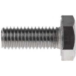 1 Bag of 25 - Plain Stainless Steel Hex, Hex Bolt, M10 x 25mm