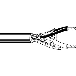1 Reel of 304 - Belden Twisted Pair Data Cable, 1 Pairs, 0.35 mm², 2 Cores, 22 AWG, Screened, 305m, Chrome Sheath
