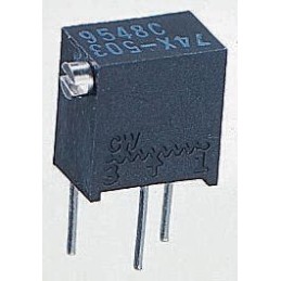 1 pcs - 5kΩ, Through Hole Trimmer Potentiometer 0.25W Side Adjust Vishay, T63