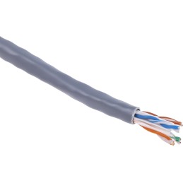 1 Reel of 305 M - RS PRO Cat6 Ethernet Cable, U/UTP, Grey PVC Sheath, 305m