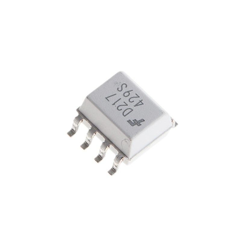 10 pcs - onsemi, MOCD217M DC Input Transistor Output Dual Optocoupler, Surface Mount, 8-Pin SOIC