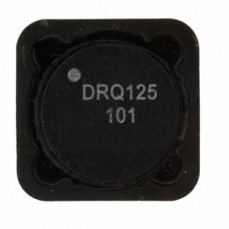 10 pcs : DRQ125-101-R - INDUCT ARRAY 2 COIL 102.7UH SMD