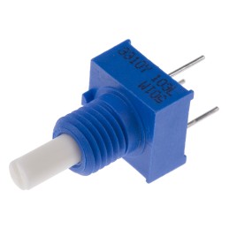 1 pcs - Bourns 10kΩ Rotary Potentiometer 1-Gang, Panel Mount (Through Hole), 3310Y-001-103L