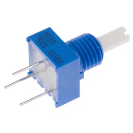 1 pcs - Bourns 10kΩ Rotary Potentiometer 1-Gang, Panel Mount (Through Hole), 3310Y-001-103L