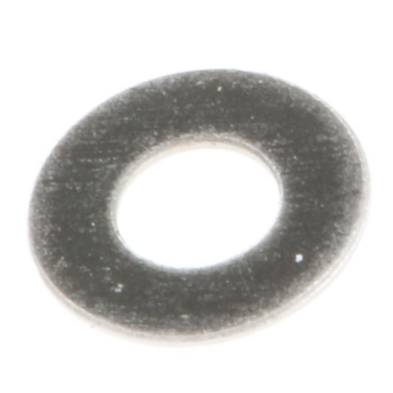 1 Bag of 250 - Stainless Steel Plain Washer, 0.3mm Thickness, M2 (Form A), A2 304