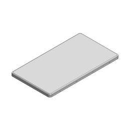 5 pcs - Masach Tech Tin Plated Steel Shielding Cage Seamless Cover, 63.5 x 35.9 x 2.5mm