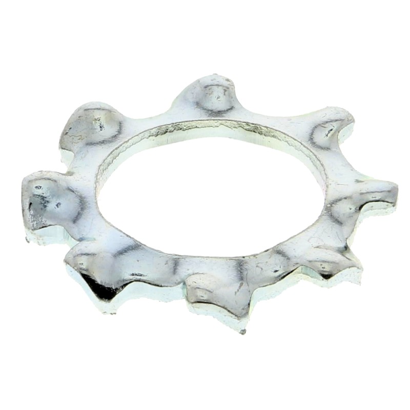 1 Bag of 250 - Bright Zinc Plated Steel External Tooth Lock Washer, M6