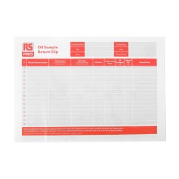 10 pcs - RS PRO 10 unit Box Oil Test Kit and Analysis Service for Automotive, Industrial Machinery and Manufacturing, Marine