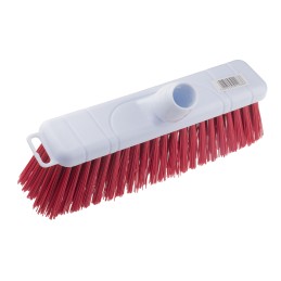 1 pcs - RS PRO Broom, Red With PET Bristles for Indoor