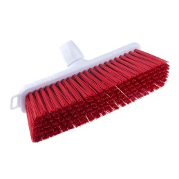 1 pcs - RS PRO Broom, Red With PET Bristles for Indoor