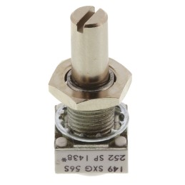 1 pcs - Vishay 2.5kΩ Rotary Potentiometer 1-Gang, Panel Mount (Through Hole), 14910F0GJSX10252KA