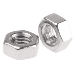 1 Bag of 250 - RS PRO Stainless Steel, Hex Nut, M3.5