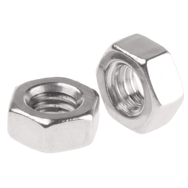1 Bag of 250 - RS PRO Stainless Steel, Hex Nut, M3.5