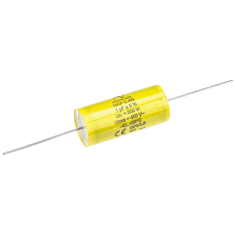 1 pcs - KEMET C4G Polypropylene Capacitor PP, 850V dc, ±5%, 1μF, Through Hole