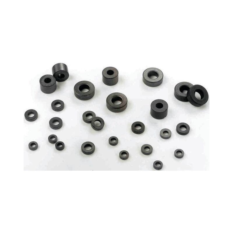 5 pcs - Fair-Rite Ferrite Ring Toroid Core, For: Inductive Component, 21 (Dia.) x 6.35mm