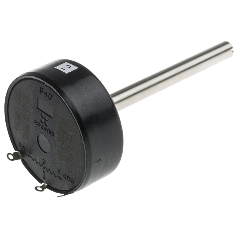 1 pcs - RS PRO 10kΩ Rotary Potentiometer 1-Gang Panel Mount