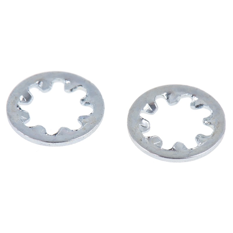 1 Bag of 250 - Bright Zinc Plated Steel Internal Tooth Shakeproof Washer, M5