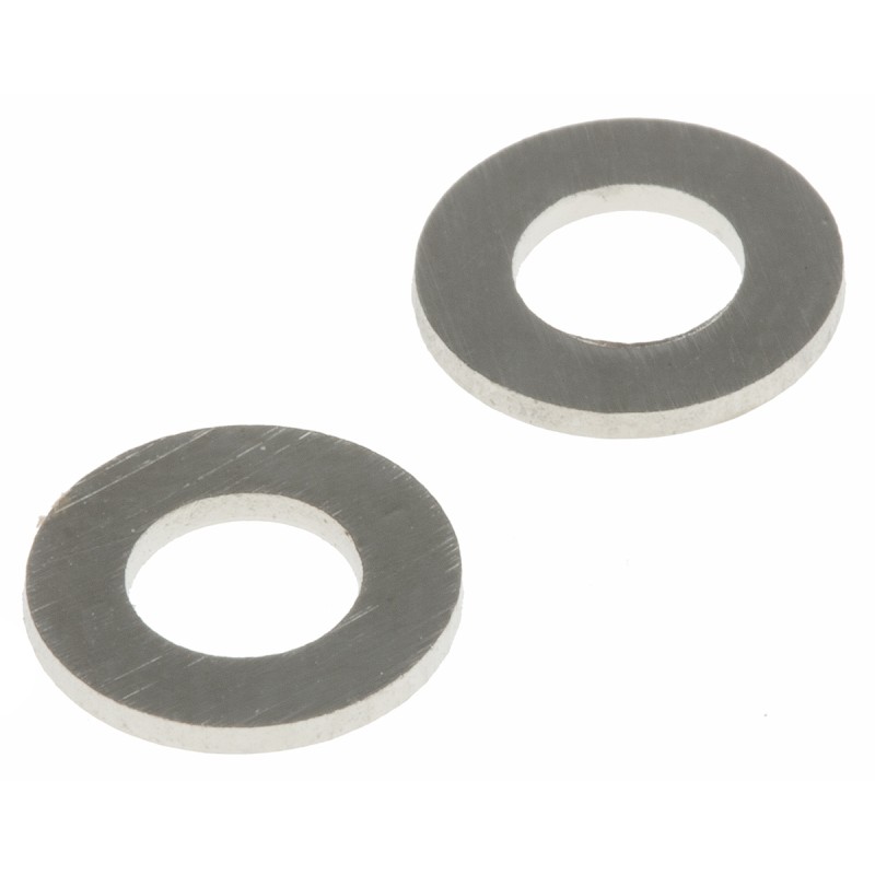 1 Bag of 250 - Nickel Plated Brass Plain Washers, 4BA, BS 3410