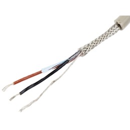 1 Reel of 50 M - Alpha Wire Multicore Data Cable, 0.35 mm², 2 Cores, 22 AWG, Screened, 50m, Grey Sheath