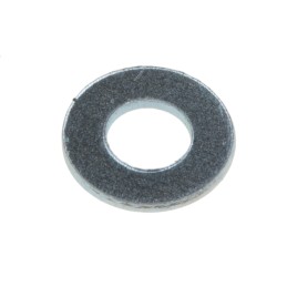 1 Bag of 250 - Bright Zinc Plated Steel Plain Washers, M4, DIN 125A