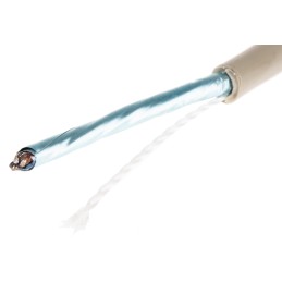 1 Reel of 50 M - Alpha Wire Multicore Data Cable, 0.56 mm², 2 Cores, 20 AWG, Screened, 50m, Grey Sheath