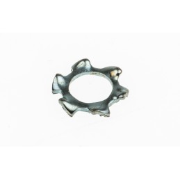 1 Bag of 250 - Bright Zinc Plated Steel External Tooth Lock Washer, M3