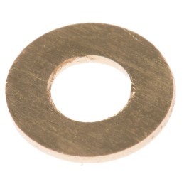 1 Bag of 250 - Brass Plain Washers, M3, DIN 125A