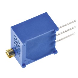 1 pcs - 10kΩ, Through Hole Trimmer Potentiometer 0.5W Top Adjust Bourns, 3299