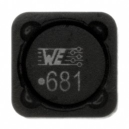 10 pcs : 7447709681 - FIXED IND 680UH 1.1A 825MOHM SMD