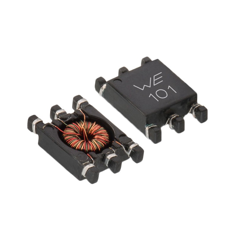 10 pcs : 744253101 - CMC 100UH 450MA 3LN SMD