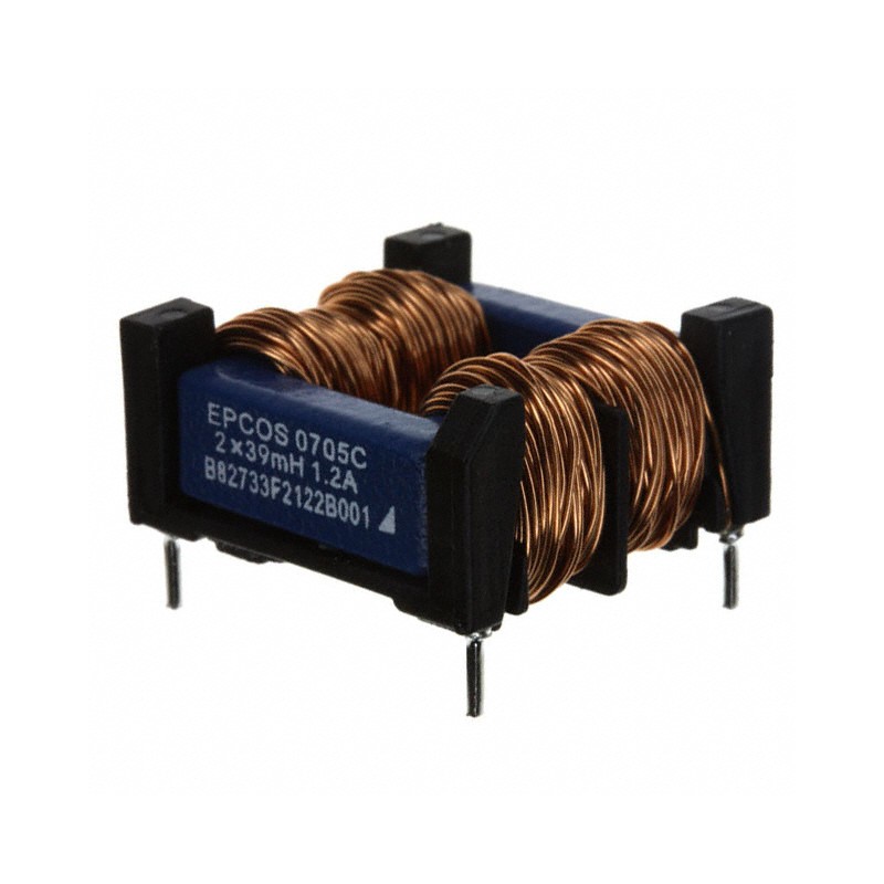 10 pcs : B82733F2122B001 - CMC 39MH 1.2A 2LN TH