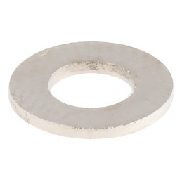1 Bag of 250 - Nickel Plated Brass Plain Washers, M4, DIN 125A