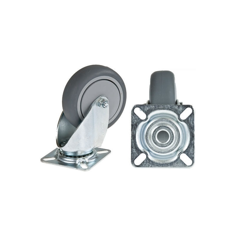 1 pcs - Tente Swivel Castor Wheel, 100kg Capacity, 125mm Wheel