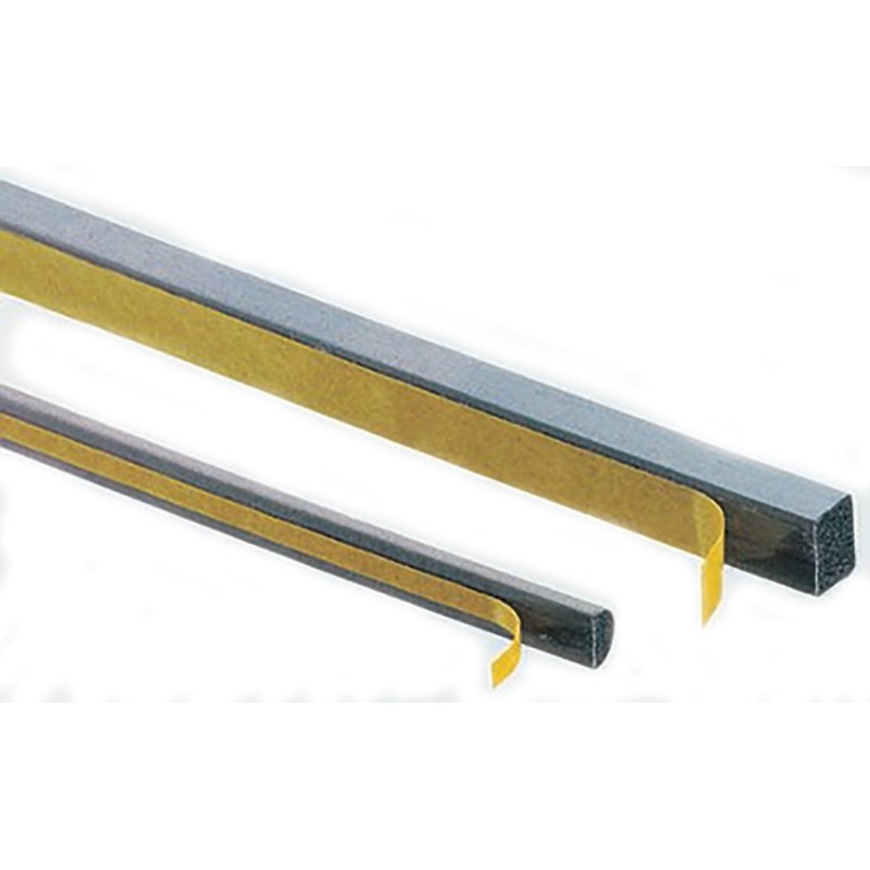 5 pcs - FOF-2009-AC, Shielding Strip of Ni/Cu Layered Metallized Fiber/Polyether Urethane Foam With Self-Adhesive 1m x 6.4mm x