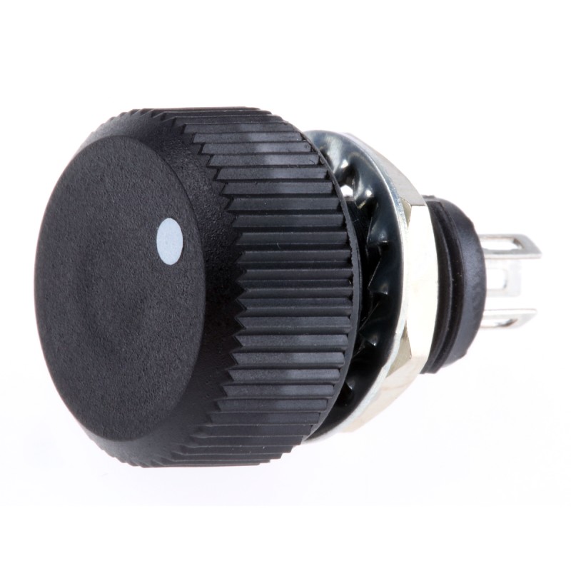 1 pcs - Vishay 220kΩ Rotary Potentiometer 1-Gang Panel Mount, P16NP224MAB15